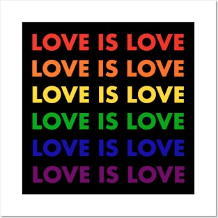 Love is love Posters and Art